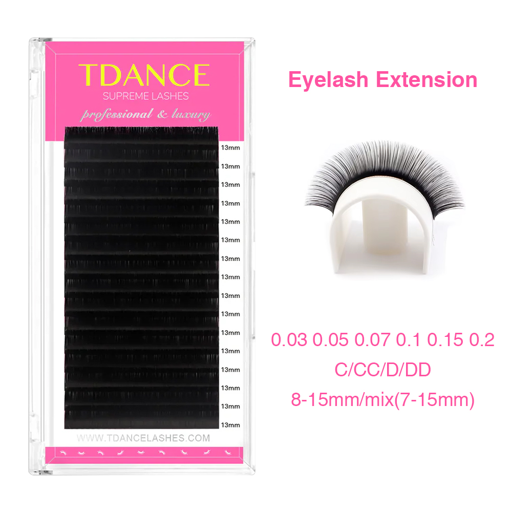 TDANCE Eyelash Extension 16Row - Eyelash Extension Korean Style recension och pris