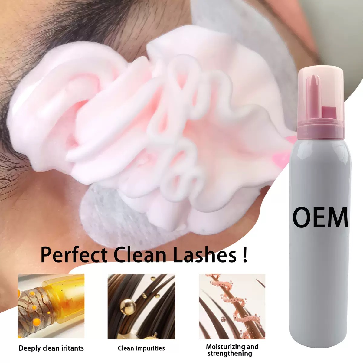 Customized  Whipped Lash Shamp - Eyelash Extension Wash recension och pris