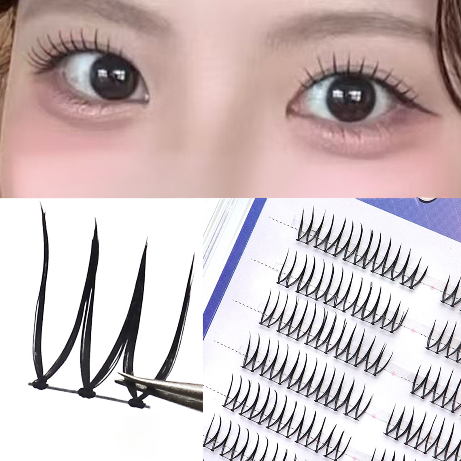 Korean Idol Style False Eyelas - Eyelash Extension Korean Style recension och pris