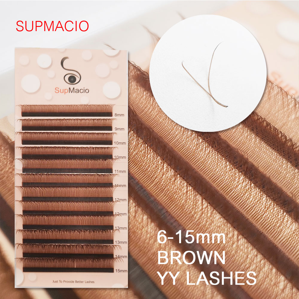 Supmacio YY Eyelashes Brown So - Eyelash Extension Double Volume recension och pris