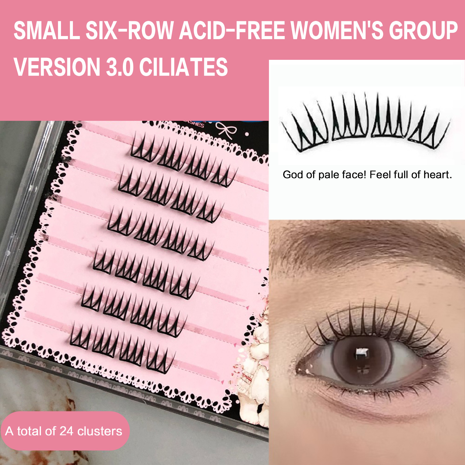 Korean Style Single Cluster Ey - Eyelash Extension Korean Style recension och pris