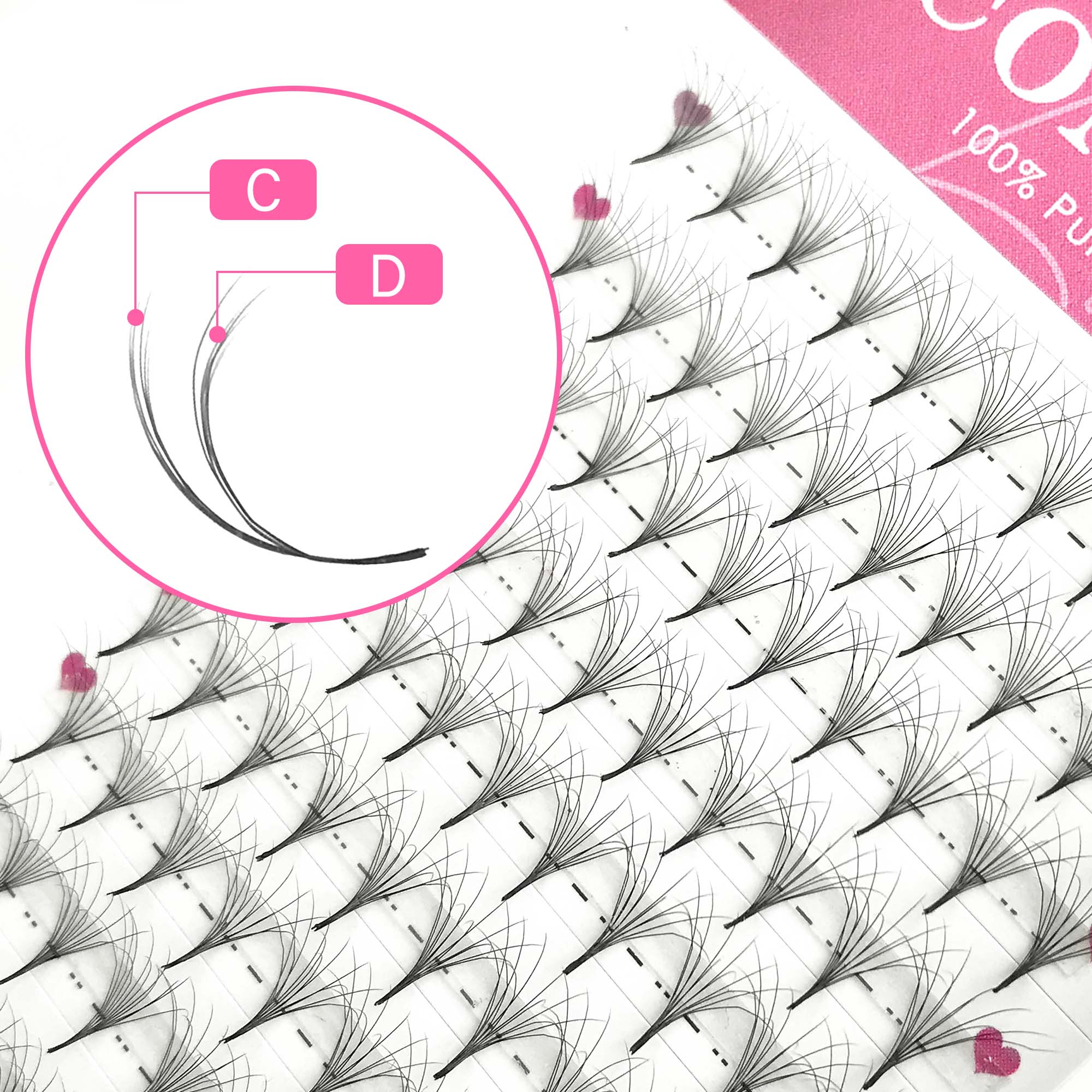CoMango Double-Layer Fluffy Pr - Eyelash Extension Double Volume recension och pris