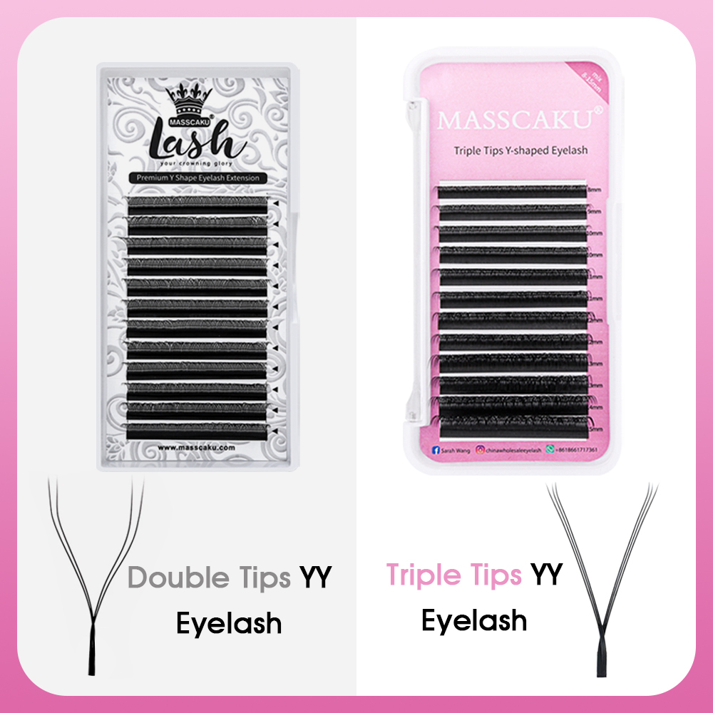 Hot Selling Masscaku YY Shape  - Eyelash Extension Double Volume recension och pris
