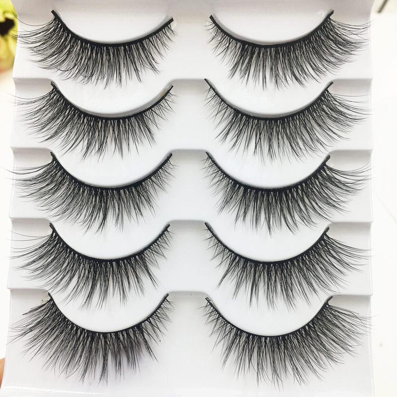 New 5 pairs of soft and thick  - Eyelash Extension Doll Eye recension och pris