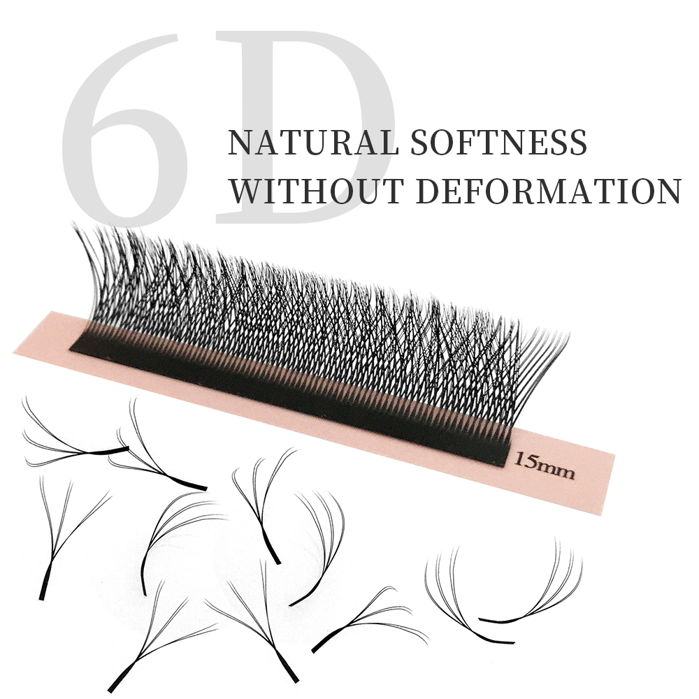 Goddess Double 3D/4DW Shaped E - Eyelash Extension Double Volume recension och pris