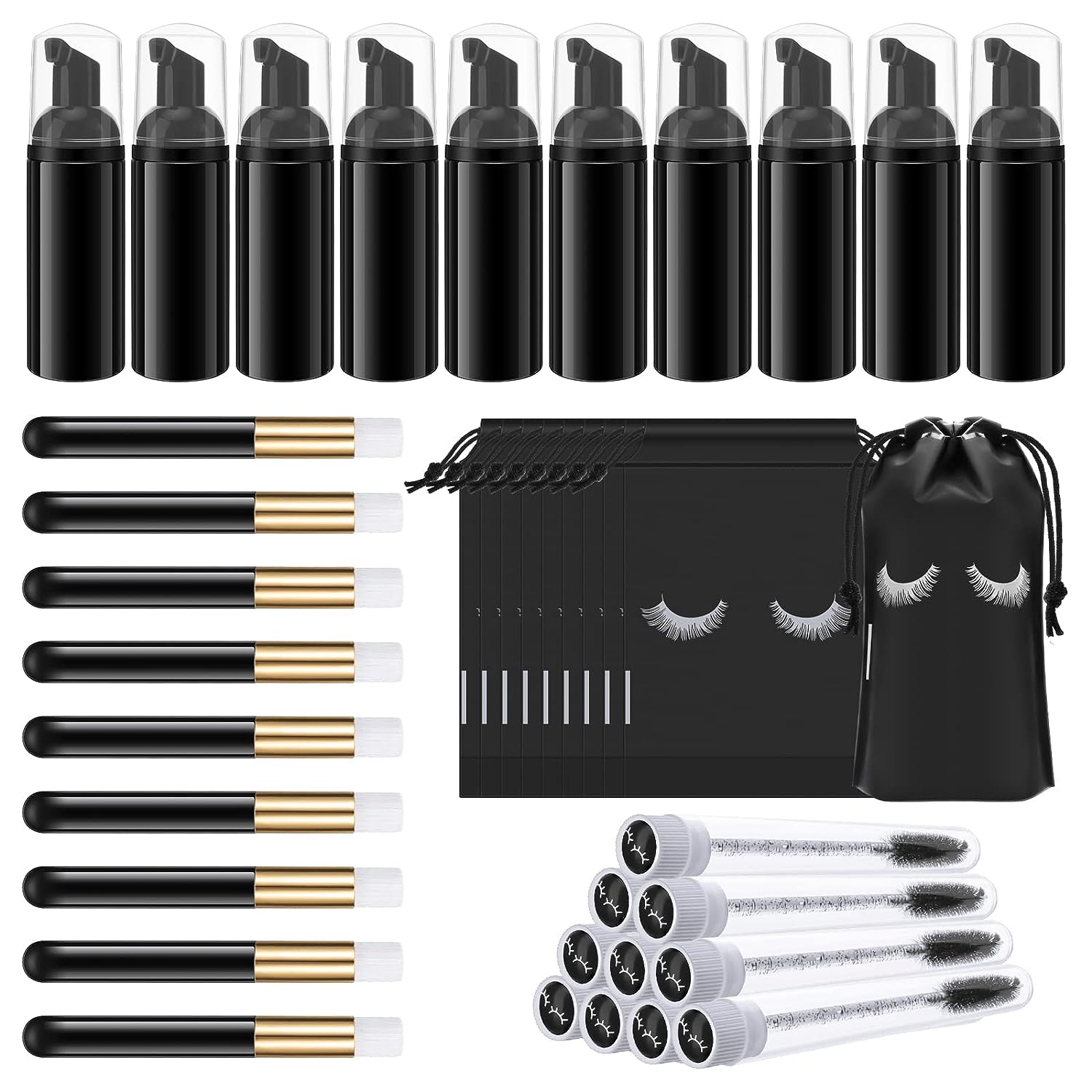 Eyelash Cleaning Set Lash Sham - Eyelash Extension Wash recension och pris