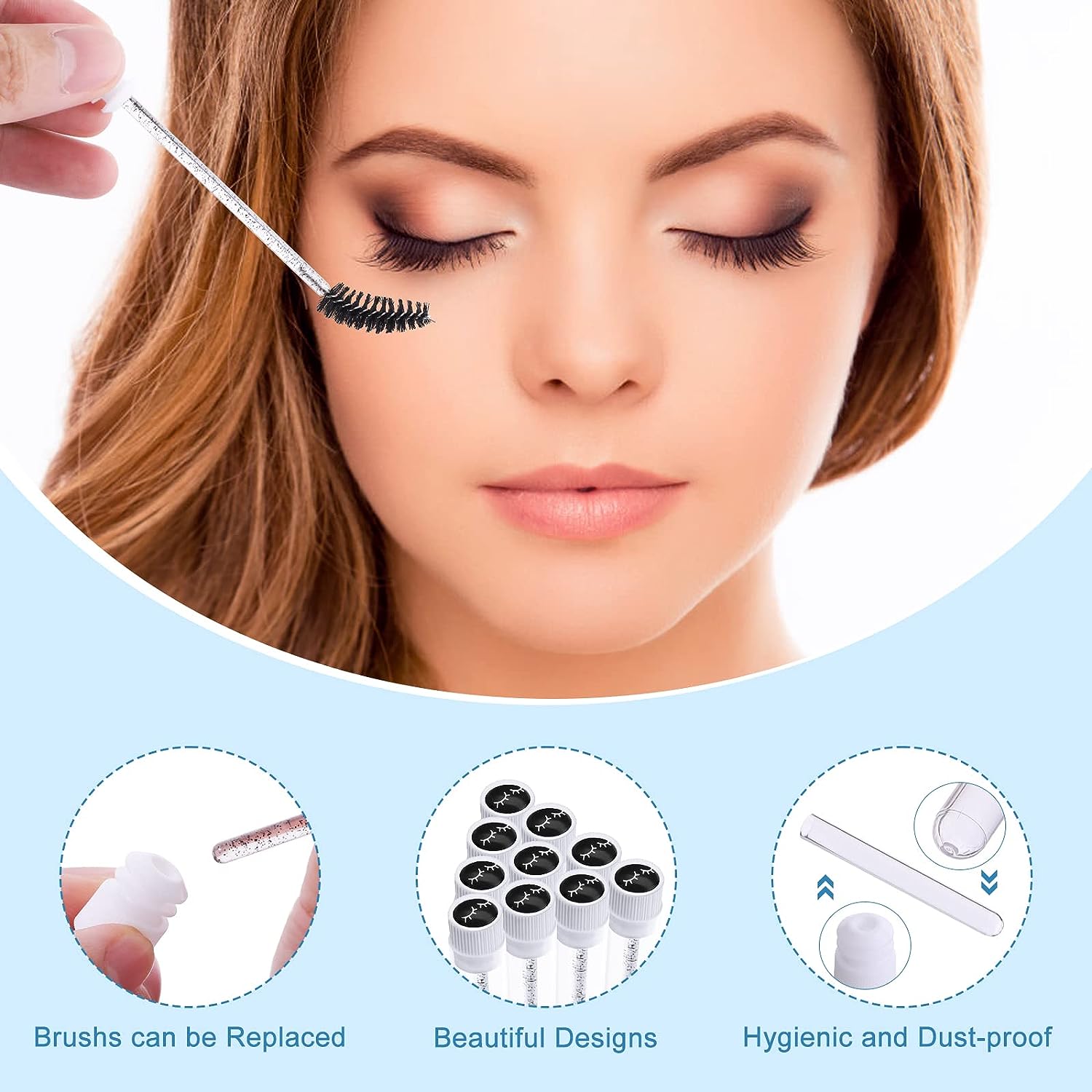 Eyelash Cleaning Set Lash Sham - Eyelash Extension Wash recension och pris