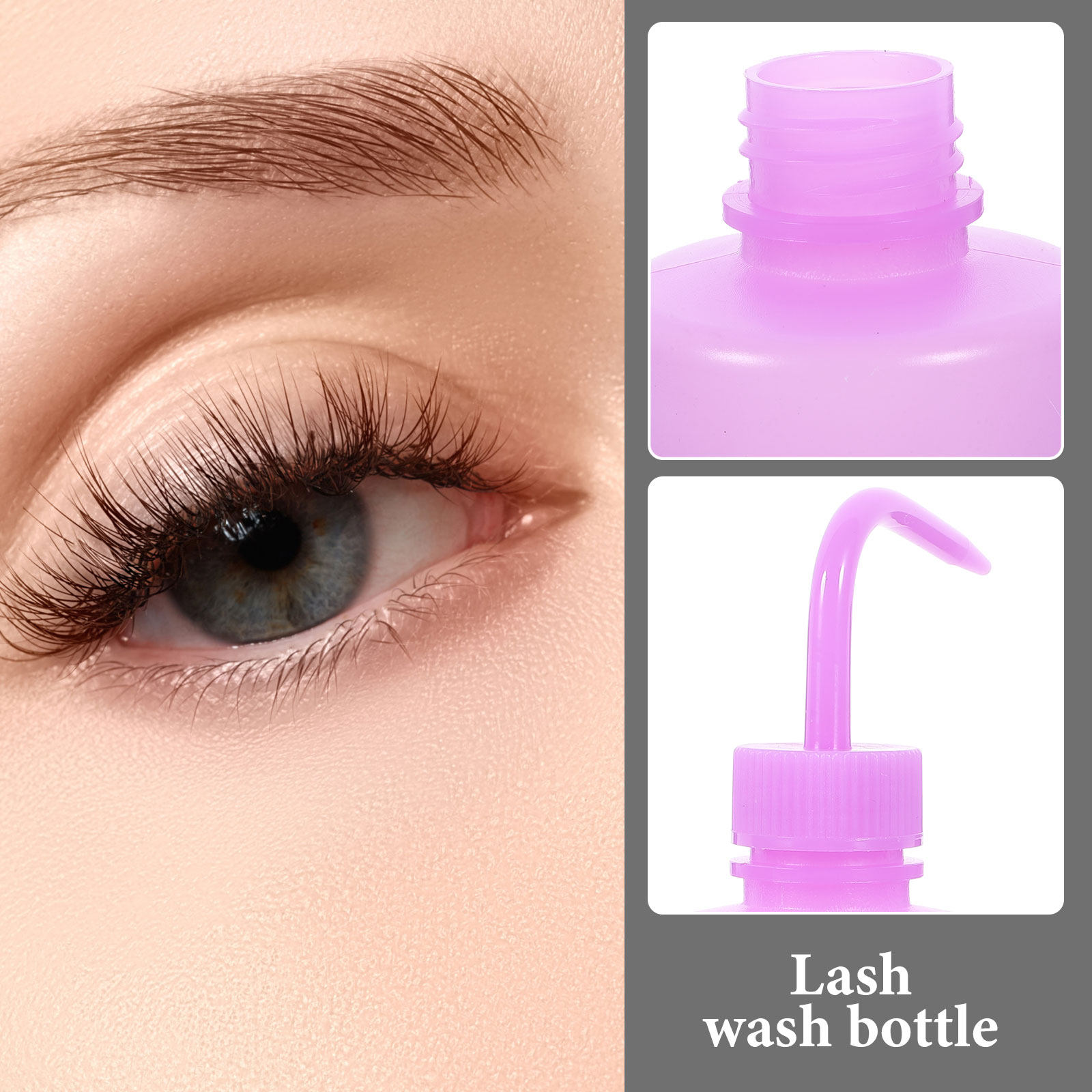 2Pcs Lash Washing Bottle Eyela - Eyelash Extension Wash recension och pris