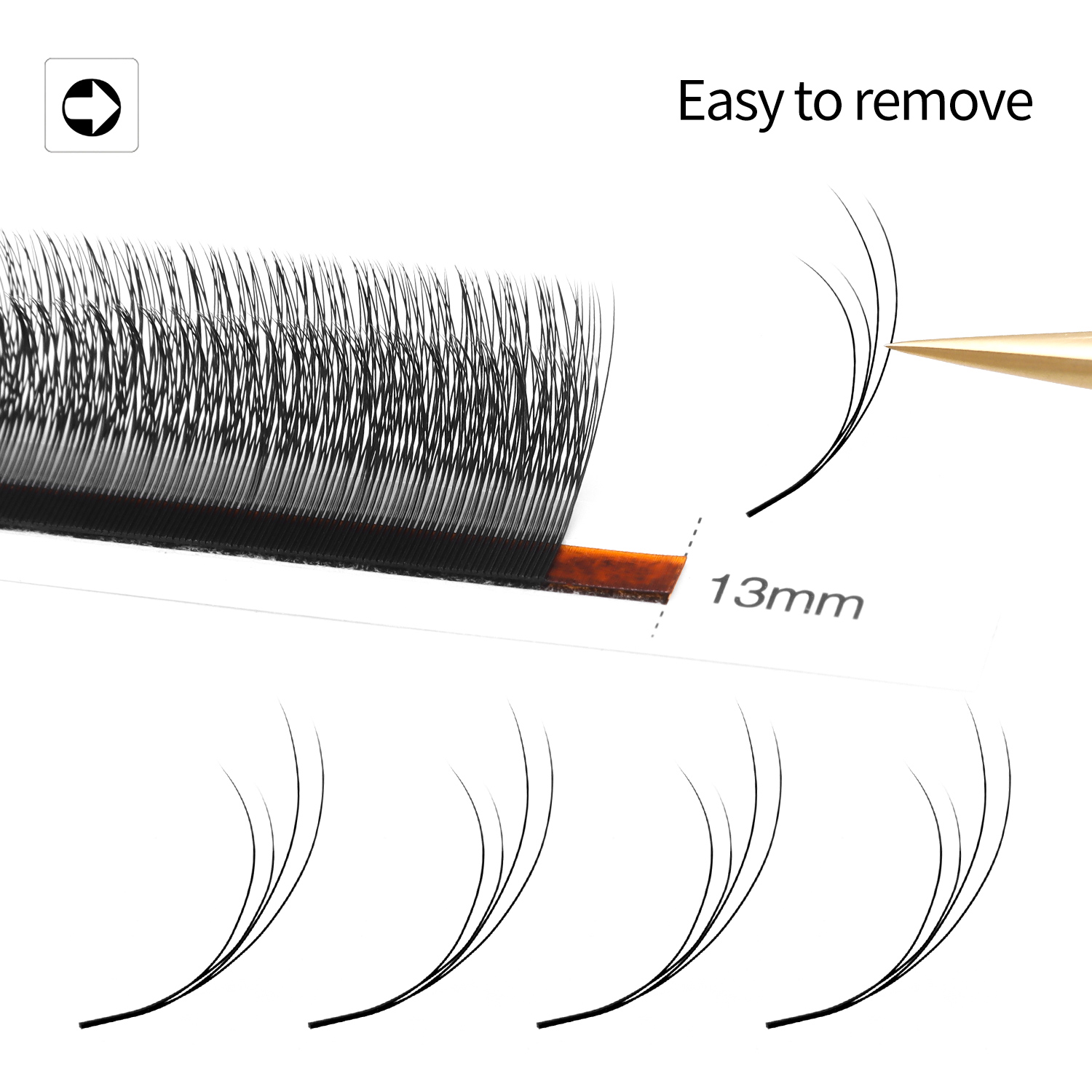 XIUSUZAKI Double Layer YY Lash - Eyelash Extension Double Volume recension och pris