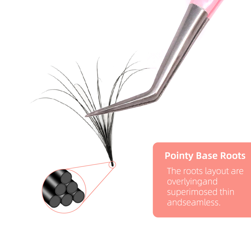 AGUUD 6D Double Layers Fluffy  - Eyelash Extension Double Volume recension och pris